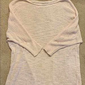 Light pink lightweight sweater great condition